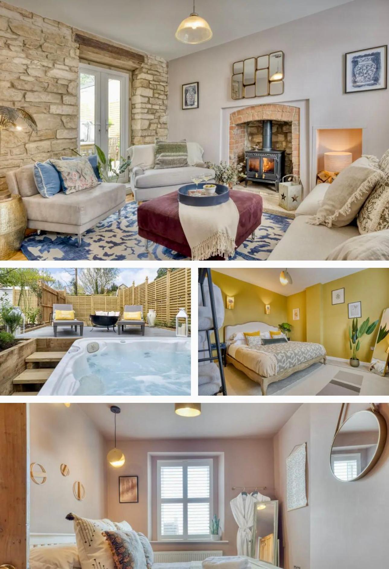 Luxury Cotswolds Cottage With Hot Tub Уинчкомб Екстериор снимка